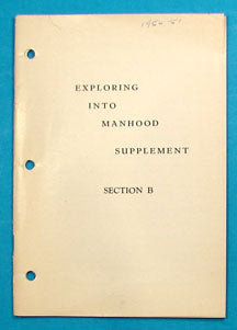 Exploring into Manhood Supplement B