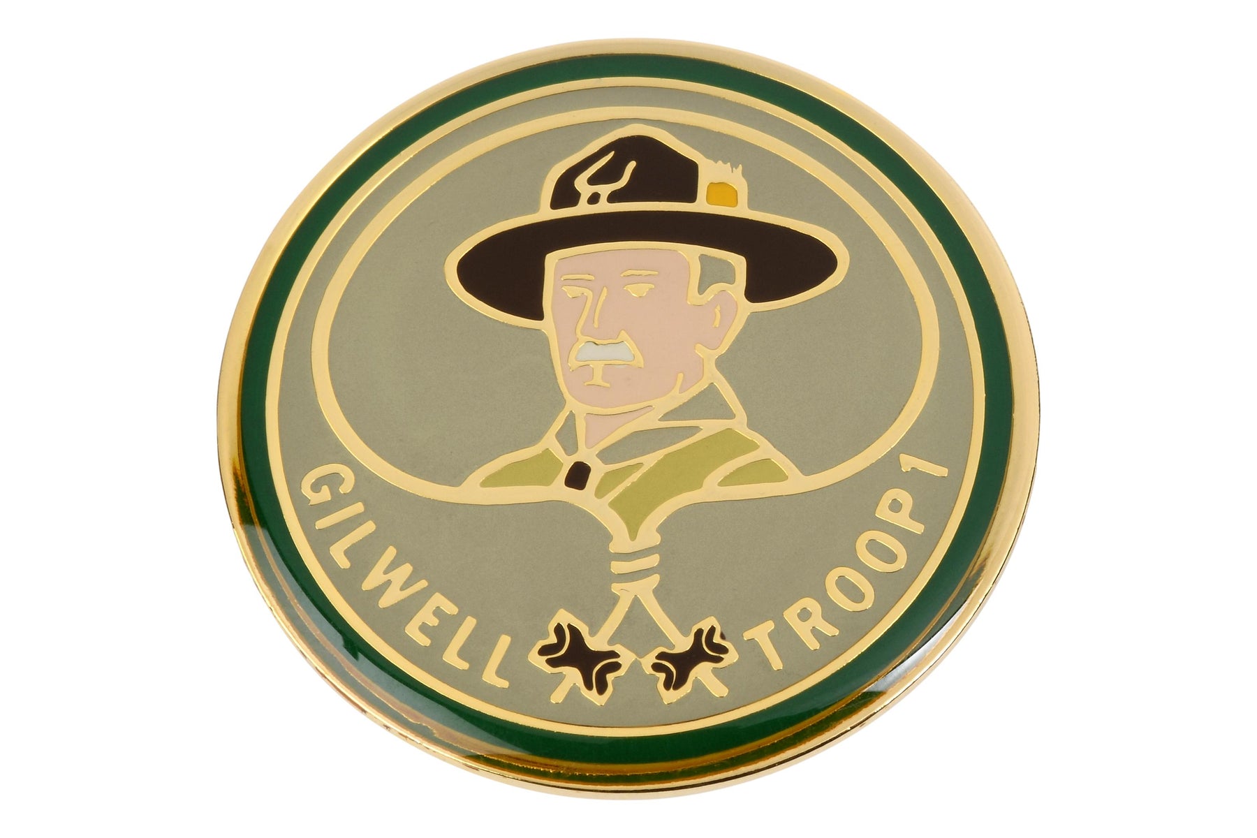 Baden Powell Gilwell Troop 1 Pin