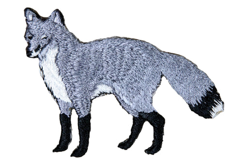 Silver Fox Small Figure Patch