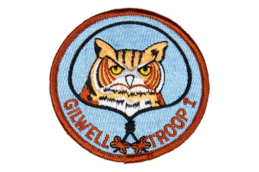 Owl Gilwell Troop 1 Patch