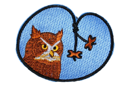 Owl Oval Bead Patch